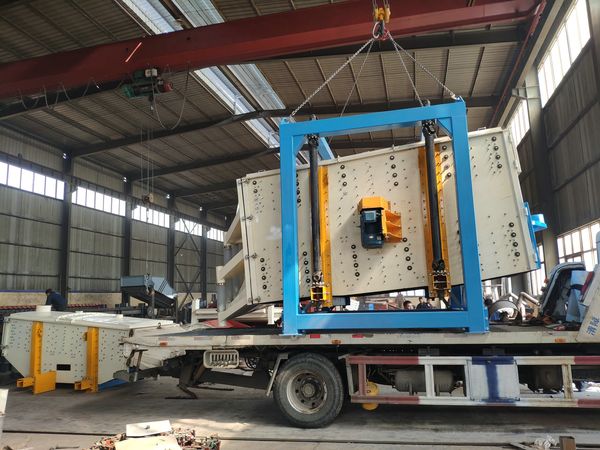 江蘇的劉經理訂購的康振機械振動篩設備